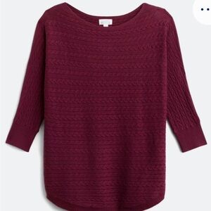 Stitch Fix Brand, Market & Spruce cable knit sweater